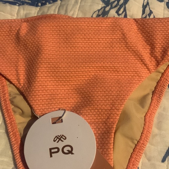 NWT PILYQ PQ CORAL COAST BASIC RUCHED TEENY BOTTOM - Picture 14 of 14